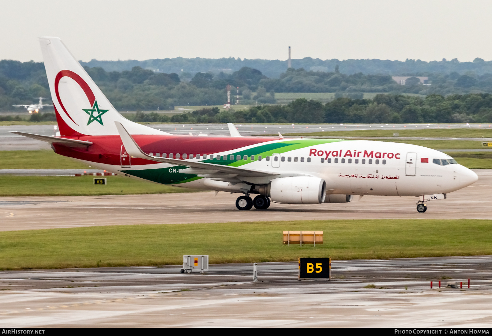 Aircraft Photo of CN-RNR | Boeing 737-7B6 | Royal Air Maroc - RAM | AirHistory.net #279740