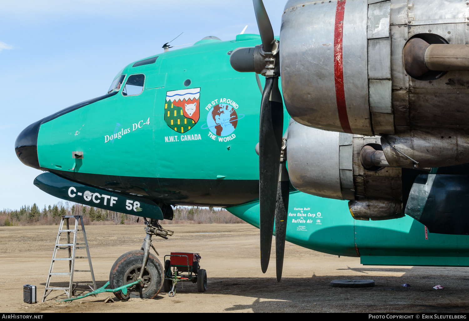 Aircraft Photo of C-GCTF | Douglas C-54E Skymaster | Buffalo Airways | AirHistory.net #279773