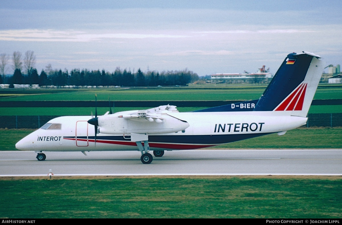 Aircraft Photo of D-BIER | De Havilland Canada DHC-8-103 Dash 8 | Interot Airways | AirHistory.net #279832
