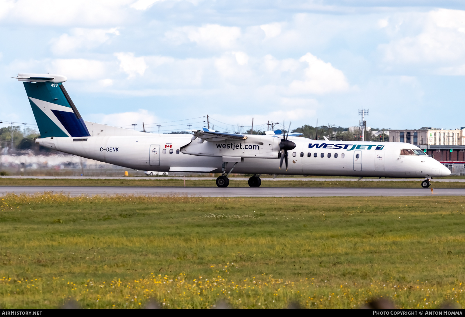 Aircraft Photo of C-GENK | Bombardier DHC-8-402 Dash 8 | WestJet | AirHistory.net #279845