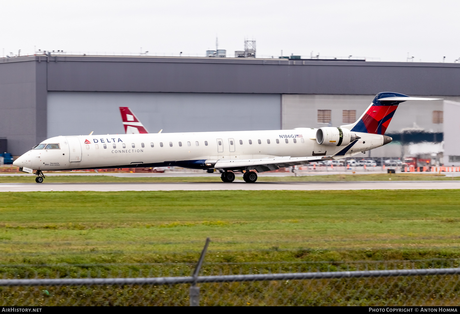 Aircraft Photo of N186GJ | Bombardier CRJ-900LR (CL-600-2D24) | Delta Connection | AirHistory.net #279882