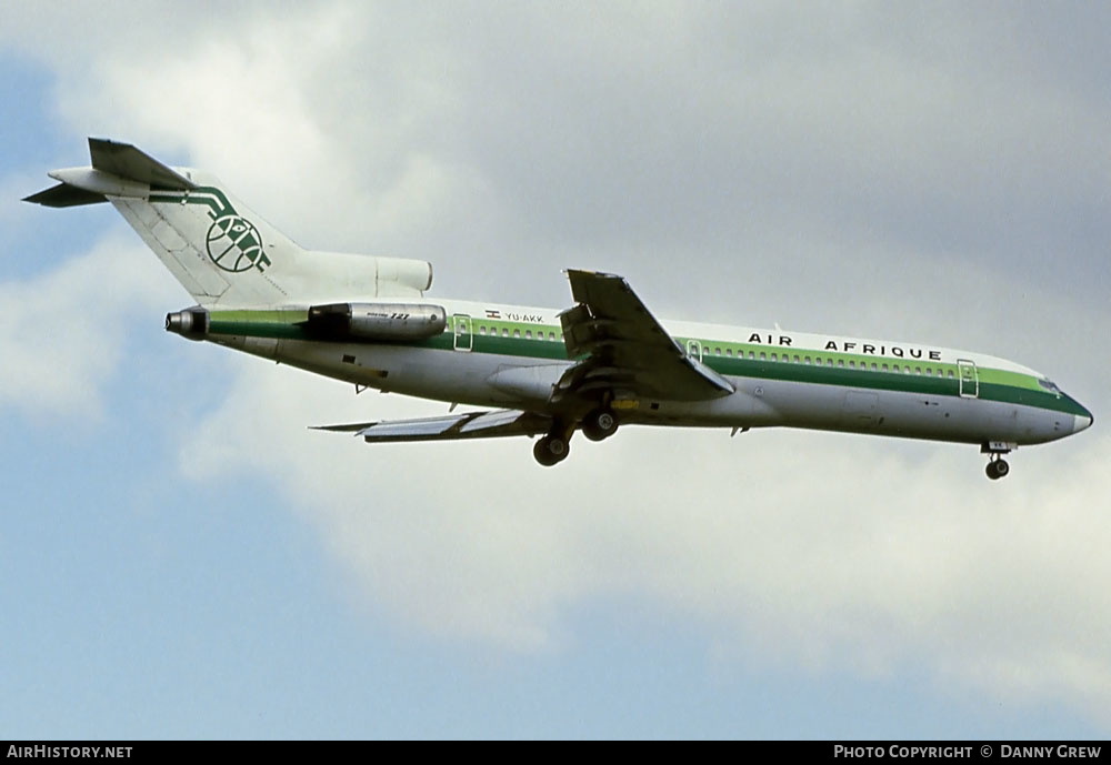 Aircraft Photo of YU-AKK | Boeing 727-2H9/Adv | Air Afrique | AirHistory.net #279896