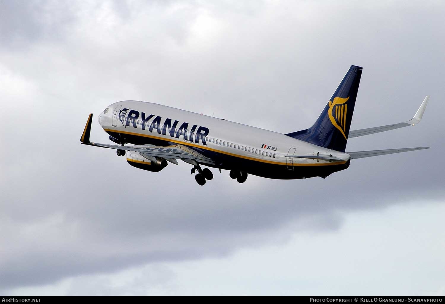 Aircraft Photo of EI-DLF | Boeing 737-8AS | Ryanair | AirHistory.net #279920