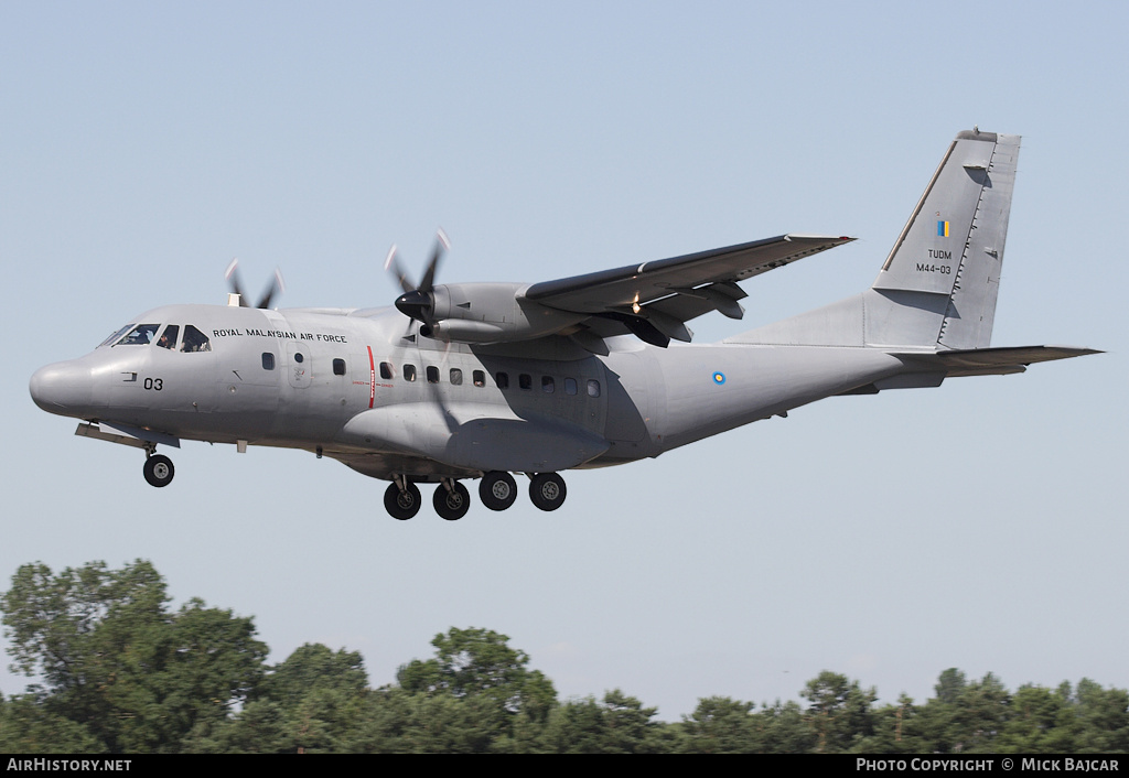 Aircraft Photo of M44-03 | CASA/IPTN CN235M-220 | Malaysia - Air Force | AirHistory.net #279928