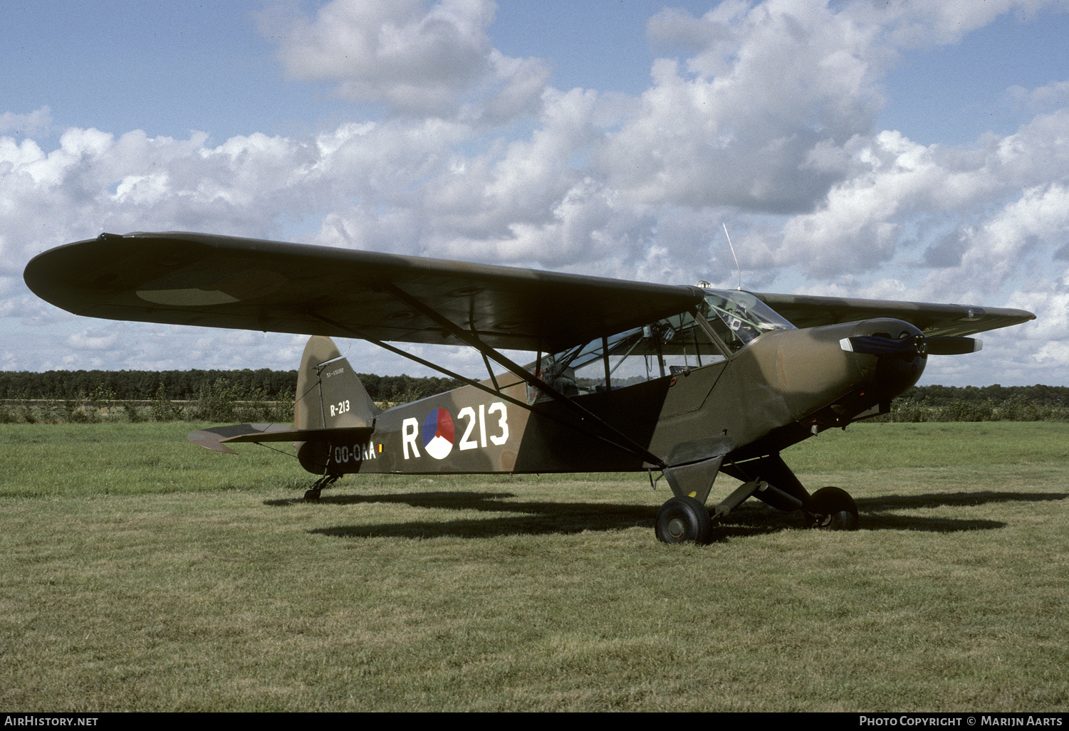 Aircraft Photo of OO-OAA / R-213 | Piper PA-18-135 Super Cub | Netherlands - Air Force | AirHistory.net #279933