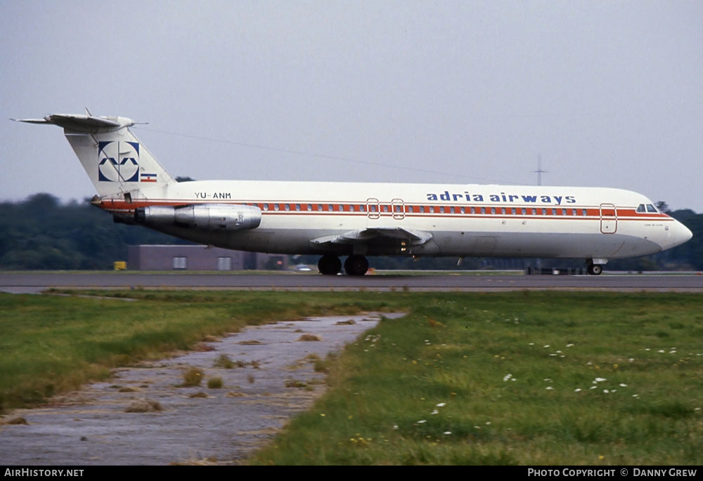 Aircraft Photo of YU-ANM | BAC 111-525FT One-Eleven | Inex-Adria Airways | AirHistory.net #279959