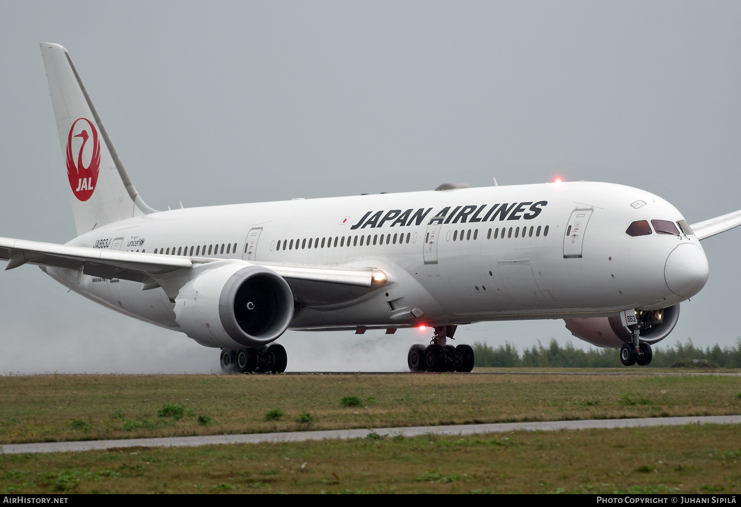 Aircraft Photo of JA863J | Boeing 787-9 Dreamliner | Japan Airlines - JAL | AirHistory.net #279972