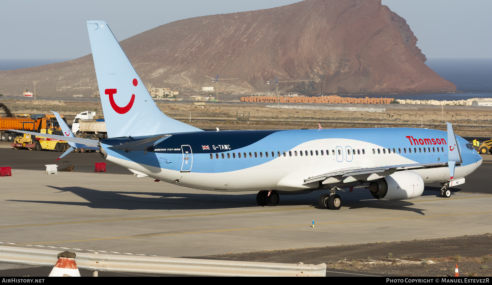 Aircraft Photo of G-TAWC | Boeing 737-8K5 | Thomson Airways | AirHistory.net #279990