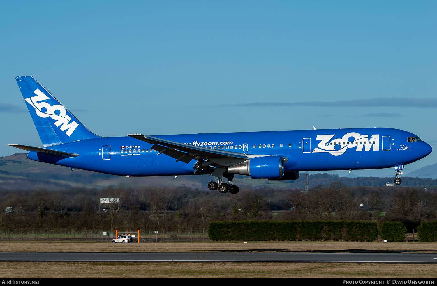 Aircraft Photo of C-GZMM | Boeing 767-328/ER | Zoom Airlines | AirHistory.net #279997