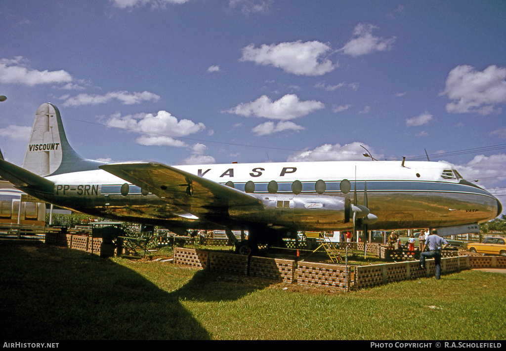 Aircraft Photo of PP-SRN | Vickers 701 Viscount | VASP | AirHistory.net #280000