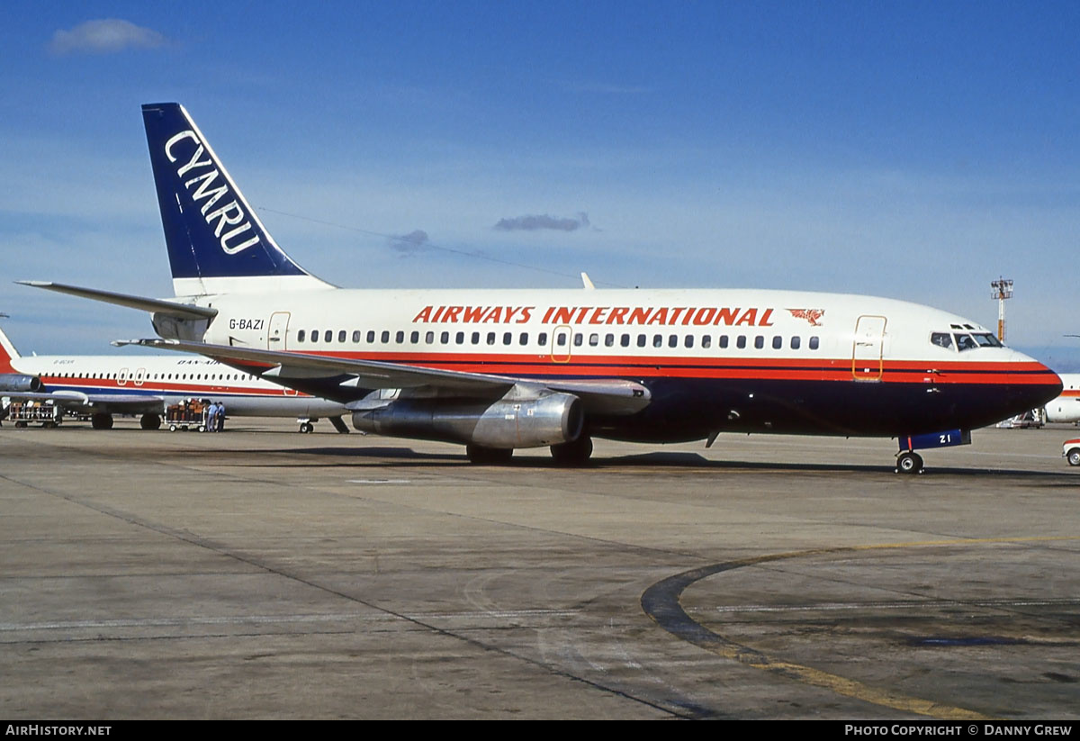 Aircraft Photo of G-BAZI | Boeing 737-204/Adv | Airways International Cymru | AirHistory.net #280004