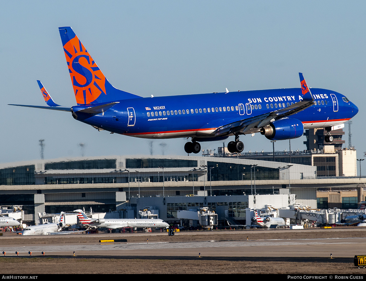 Aircraft Photo of N824SY | Boeing 737-85P | Sun Country Airlines | AirHistory.net #280015