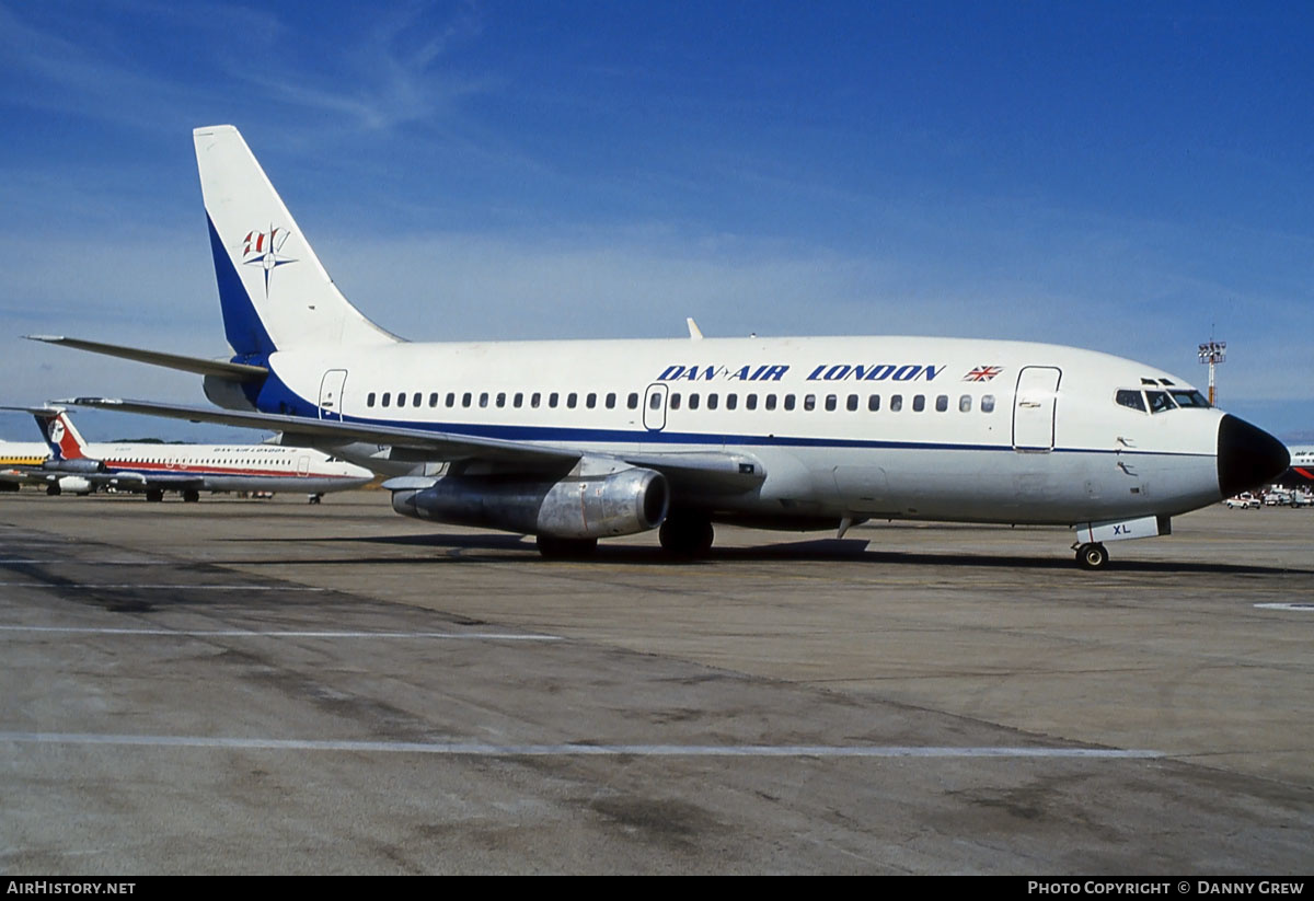 Aircraft Photo of G-BJXL | Boeing 737-2T4/Adv | Dan-Air London | AirHistory.net #280034