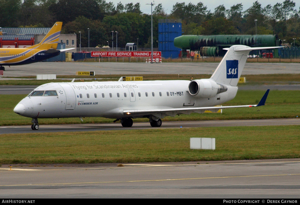 Aircraft Photo of OY-MBT | Bombardier CRJ-200LR (CL-600-2B19) | Scandinavian Airlines - SAS | AirHistory.net #280059