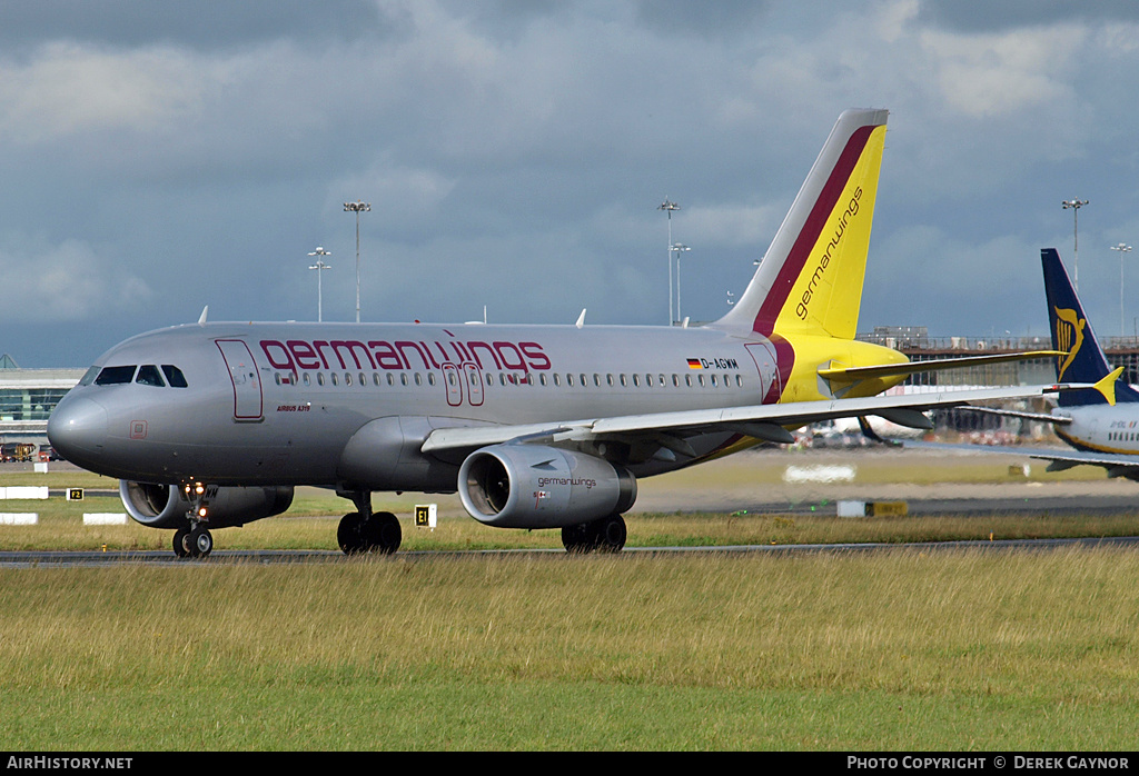 Aircraft Photo of D-AGWM | Airbus A319-132 | Germanwings | AirHistory.net #280060