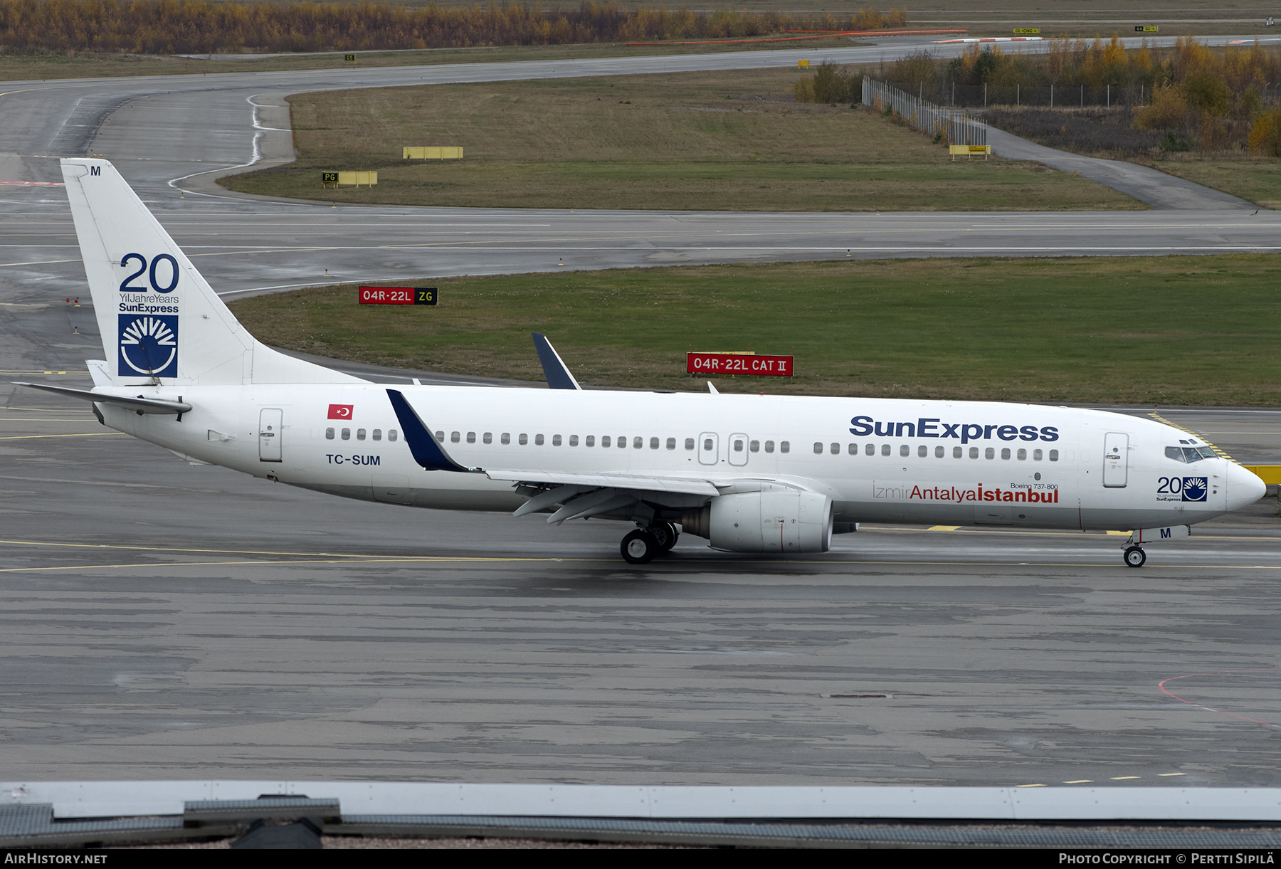 Aircraft Photo of TC-SUM | Boeing 737-85F | SunExpress | AirHistory.net #280106