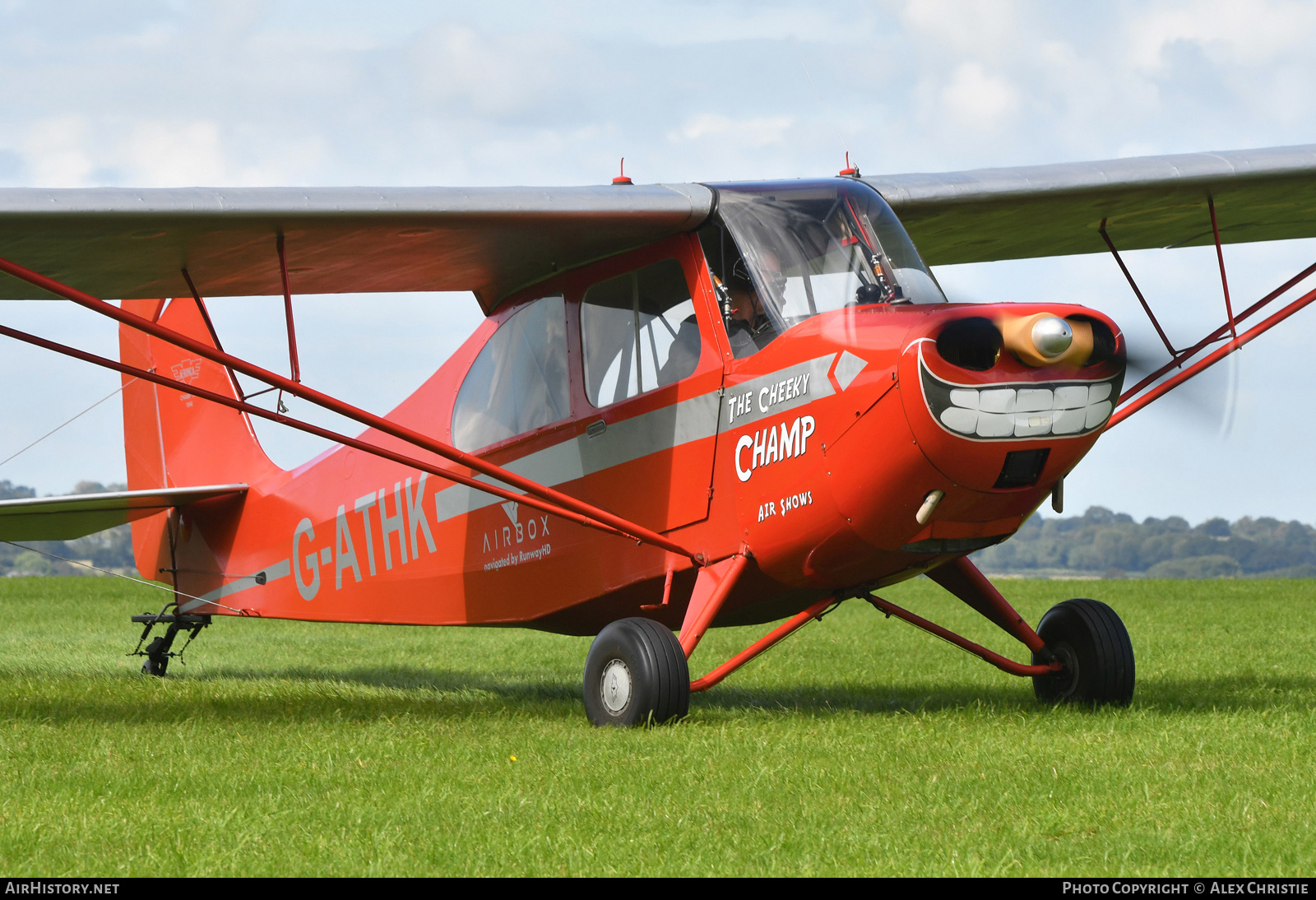 Aircraft Photo of G-ATHK | Aeronca 7AC Champion | The Cheeky Champ | AirHistory.net #280148