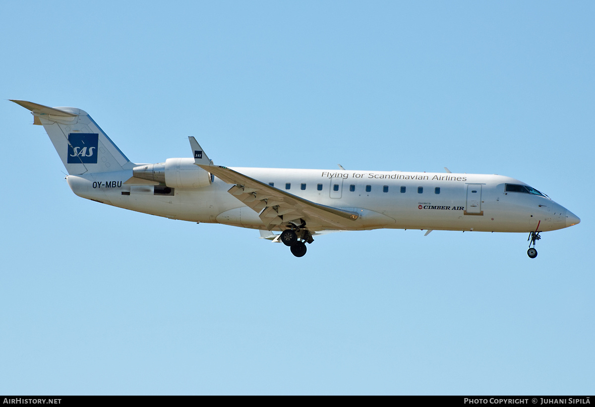 Aircraft Photo of OY-MBU | Bombardier CRJ-200LR (CL-600-2B19) | Scandinavian Airlines - SAS | AirHistory.net #280162
