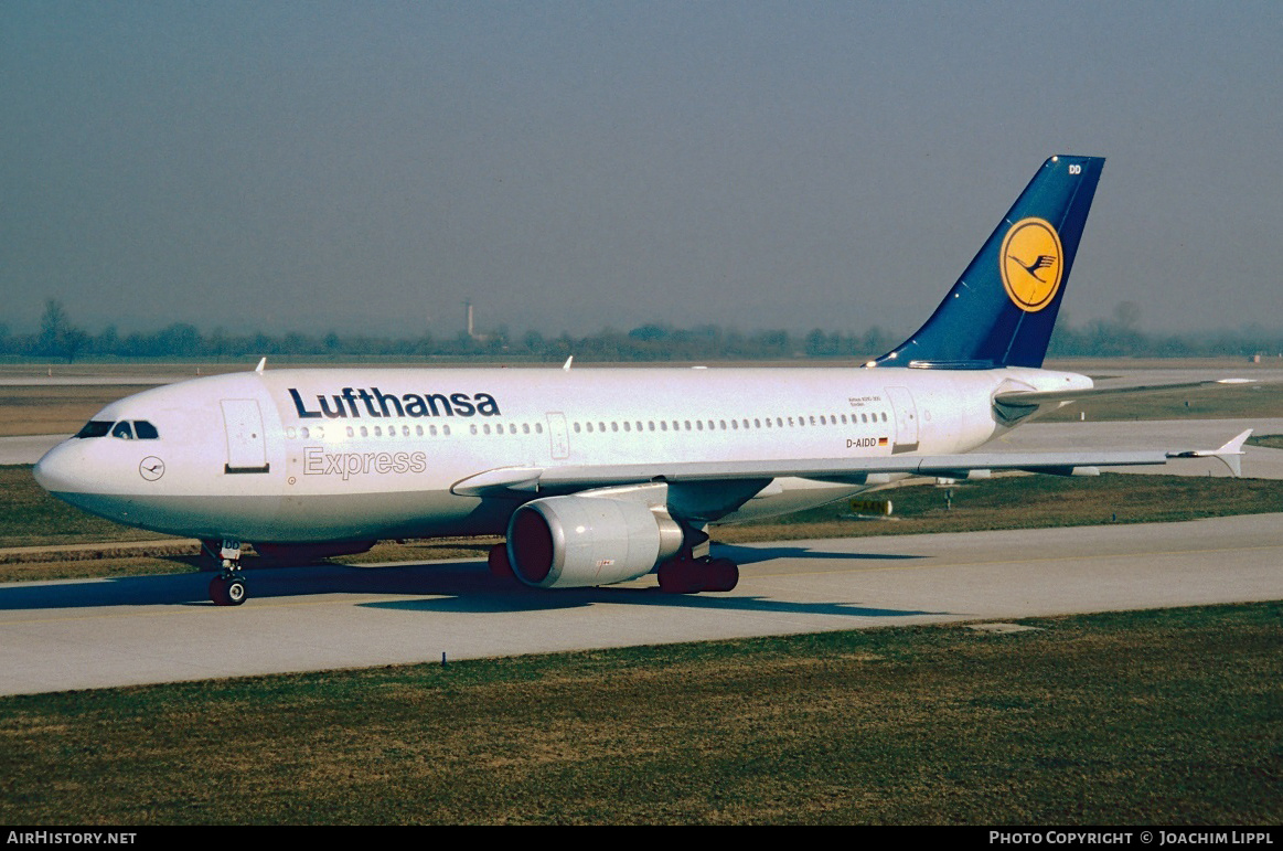 Aircraft Photo of D-AIDD | Airbus A310-304 | Lufthansa Express | AirHistory.net #280192