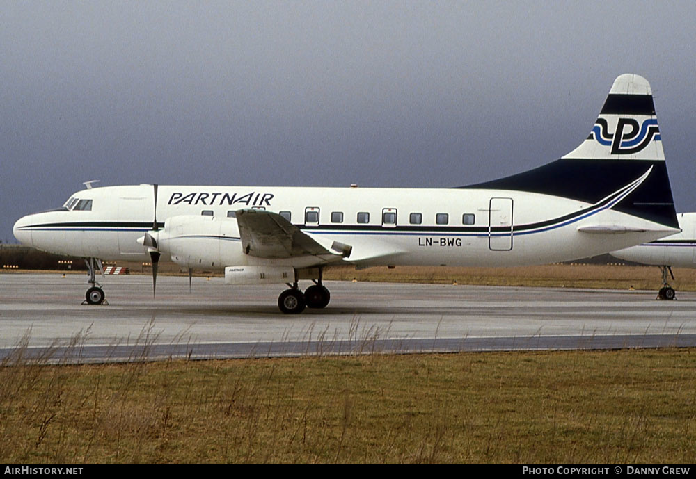 Aircraft Photo of LN-BWG | Convair 580 | Partnair | AirHistory.net #280195