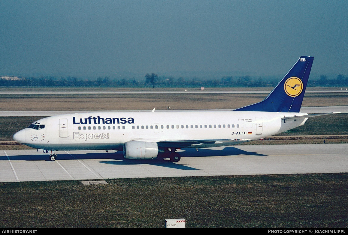 Aircraft Photo of D-ABEB | Boeing 737-330 | Lufthansa Express | AirHistory.net #280197