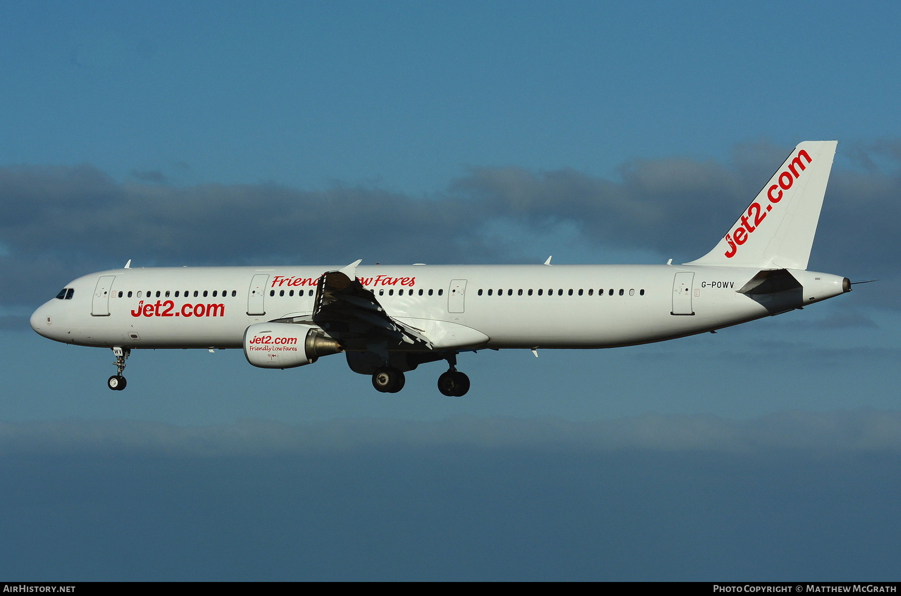 Aircraft Photo of G-POWV | Airbus A321-211 | Jet2 | AirHistory.net #280204