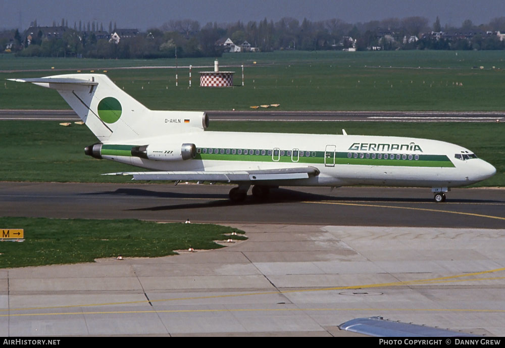 Aircraft Photo of D-AHLN | Boeing 727-81 | Germania | AirHistory.net #280209