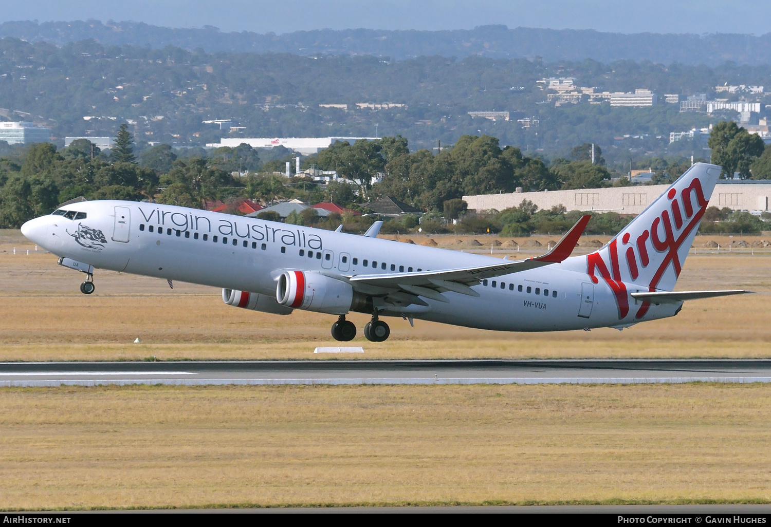 Aircraft Photo of VH-VUA | Boeing 737-8FE | Virgin Australia Airlines | AirHistory.net #280227