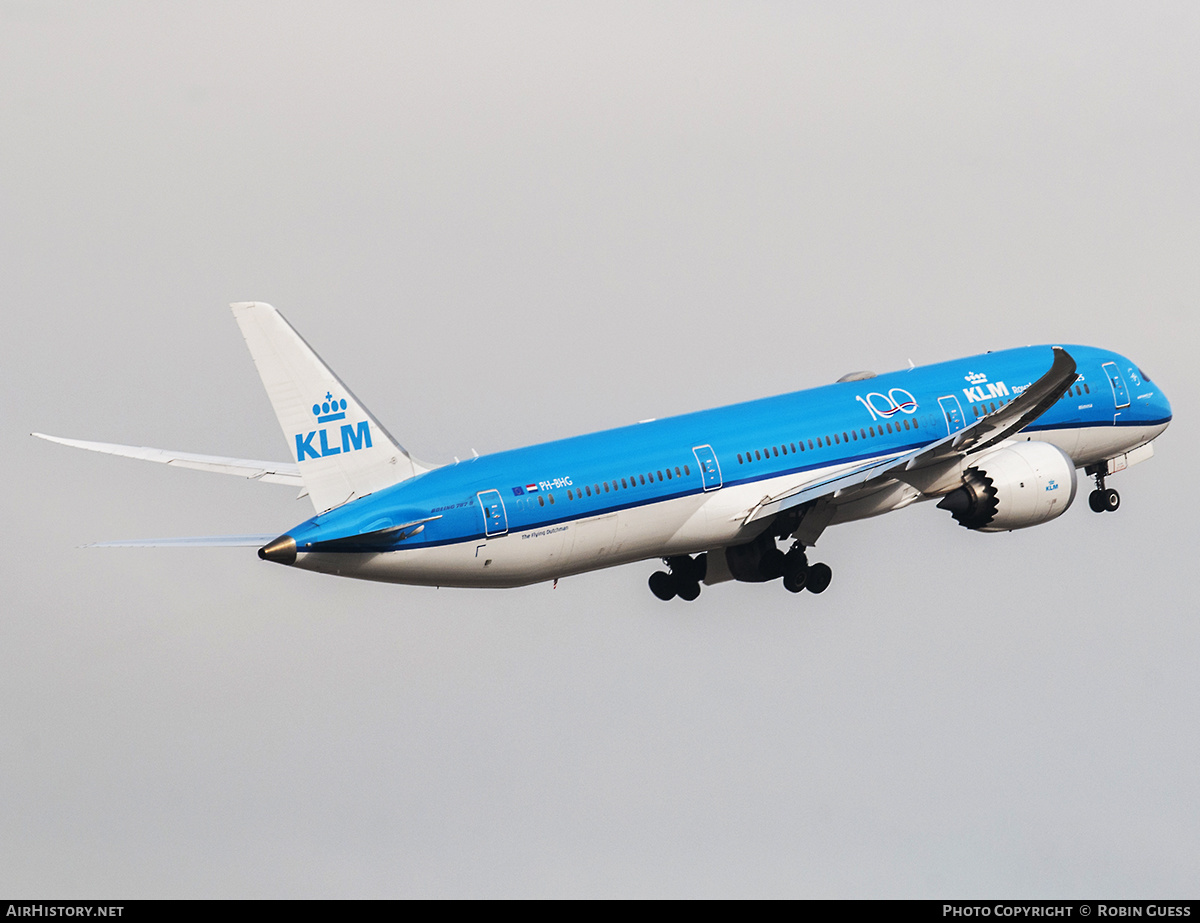 Aircraft Photo of PH-BHG | Boeing 787-9 Dreamliner | KLM - Royal Dutch Airlines | AirHistory.net #280230