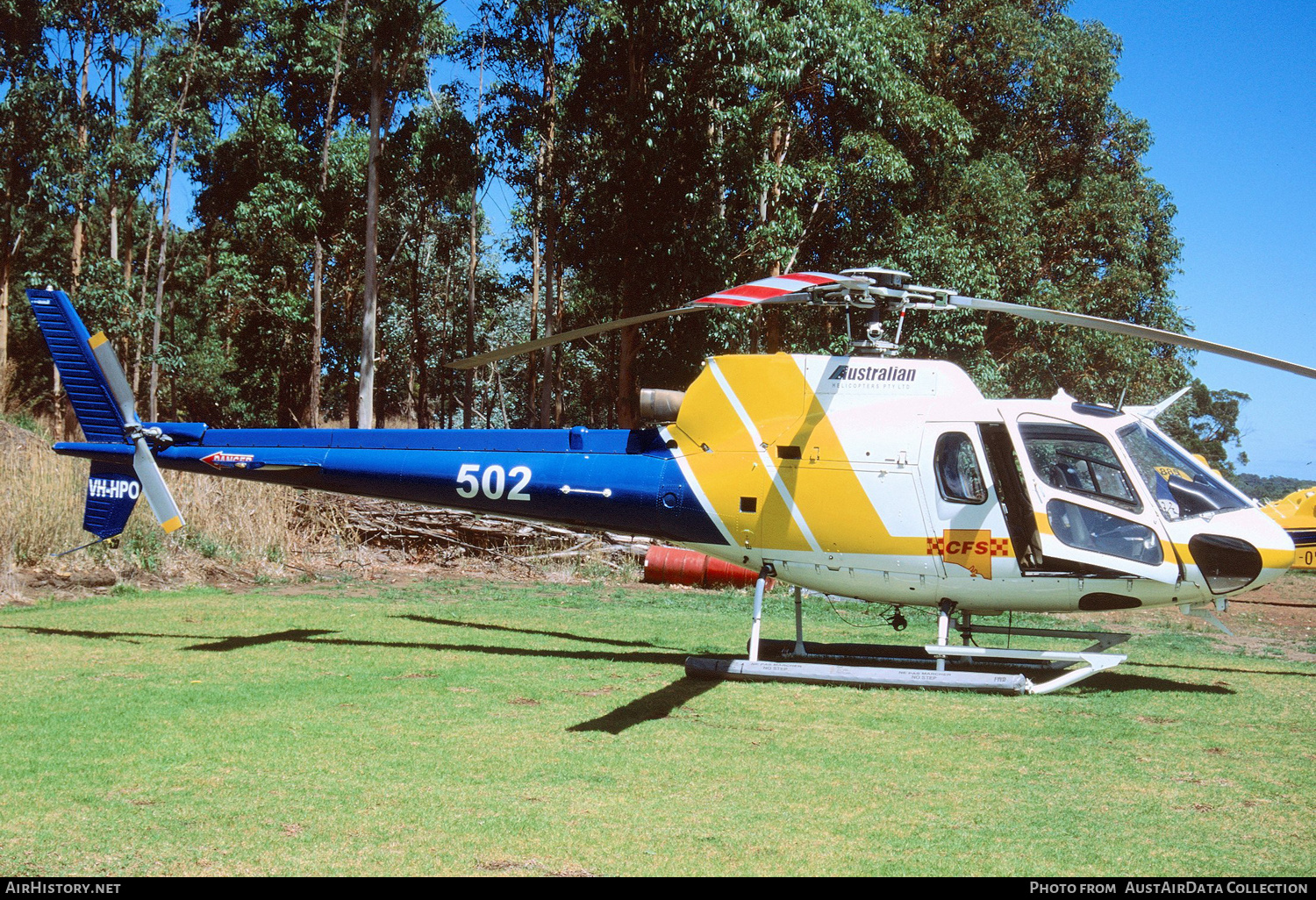 Aircraft Photo of VH-HPO | Aerospatiale AS-350BA Squirrel | Australian Helicopters | AirHistory.net #280253