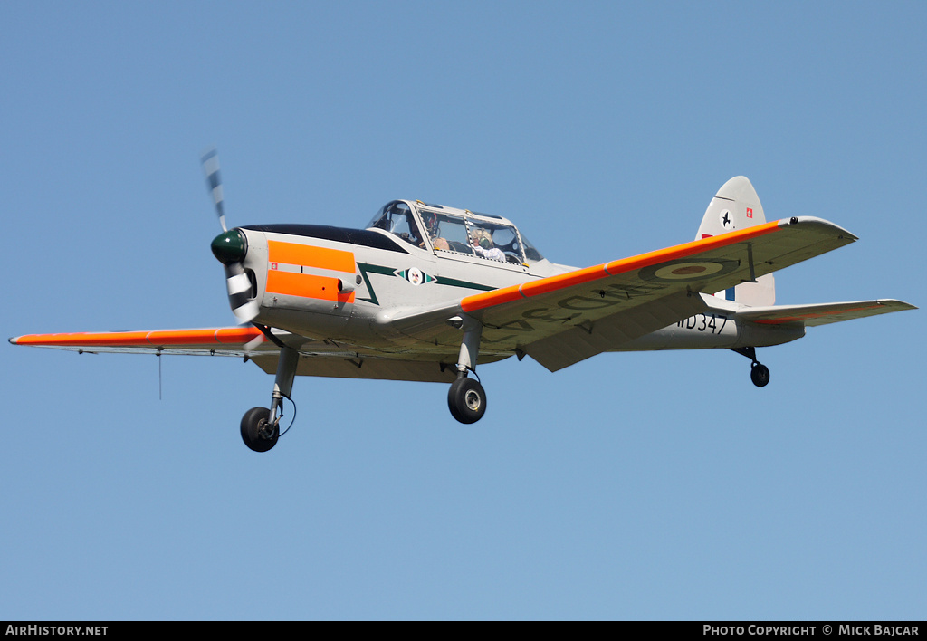 Aircraft Photo of G-BBRV / WD347 | De Havilland DHC-1 Chipmunk Mk22 | UK - Air Force | AirHistory.net #280360