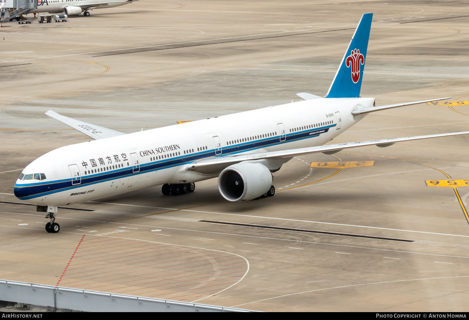 Aircraft Photo of B-2009 | Boeing 777-31BER | China Southern Airlines | AirHistory.net #280373