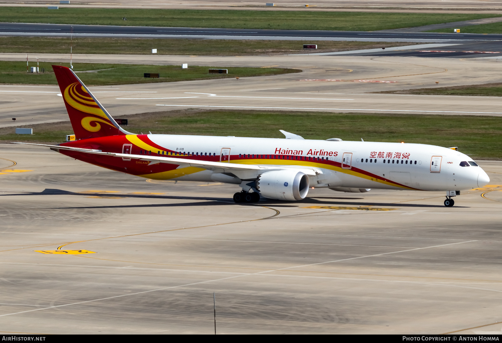 Aircraft Photo of B-1119 | Boeing 787-9 Dreamliner | Hainan Airlines | AirHistory.net #280383