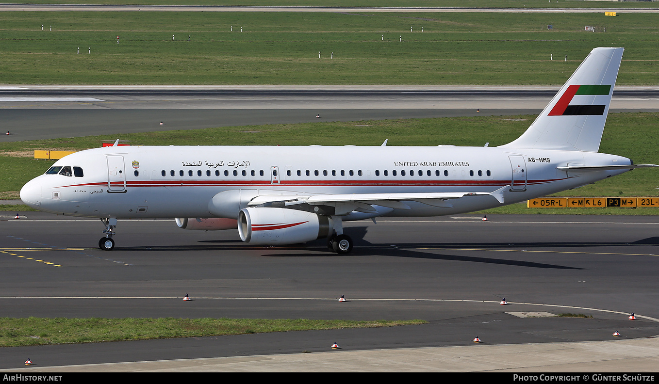 Aircraft Photo of A6-HMS | Airbus A320-232 | United Arab Emirates Government | AirHistory.net #280438