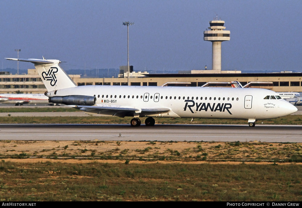 Aircraft Photo of EI-BSY | BAC 111-525FT One-Eleven | Ryanair | AirHistory.net #280439