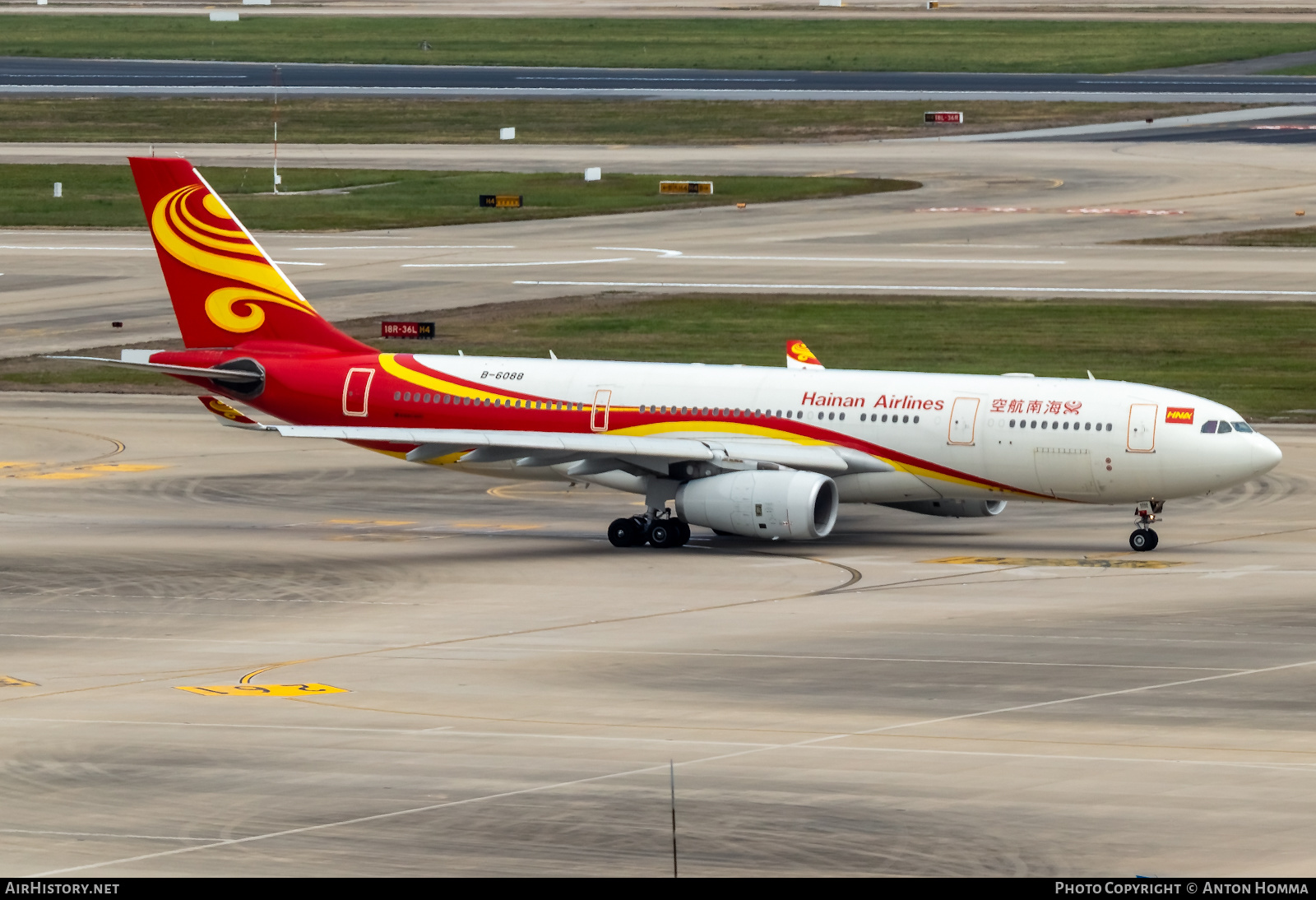 Aircraft Photo of B-6088 | Airbus A330-243 | Hainan Airlines | AirHistory.net #280466