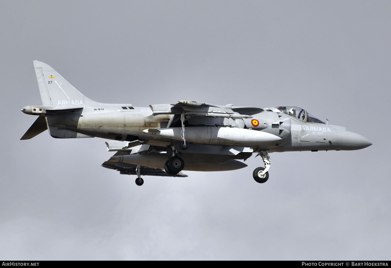 Aircraft Photo of VA.1B-39 | McDonnell Douglas EAV-8B Matador II+ | Spain - Navy | AirHistory.net #280488