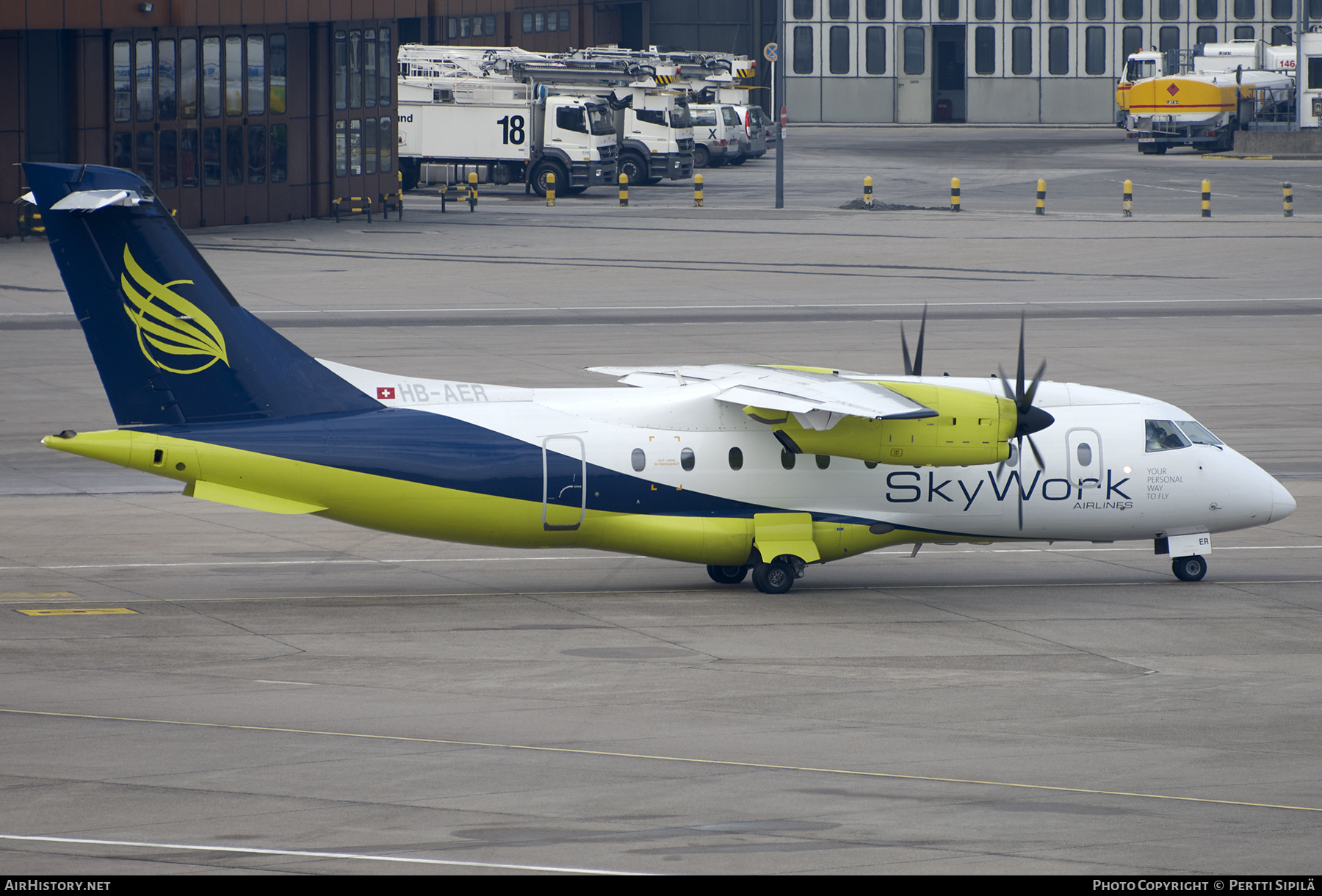 Aircraft Photo of HB-AER | Dornier 328-110 | SkyWork Airlines | AirHistory.net #280489