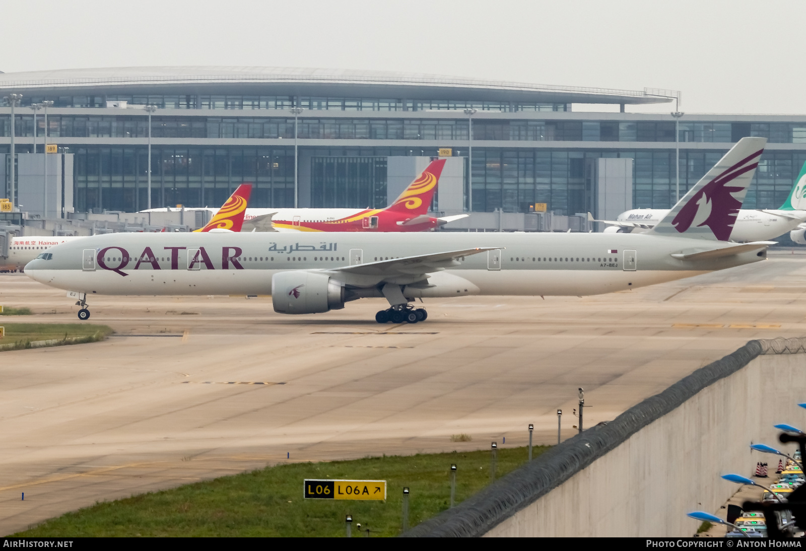 Aircraft Photo of A7-BEJ | Boeing 777-3DZ/ER | Qatar Airways | AirHistory.net #280535