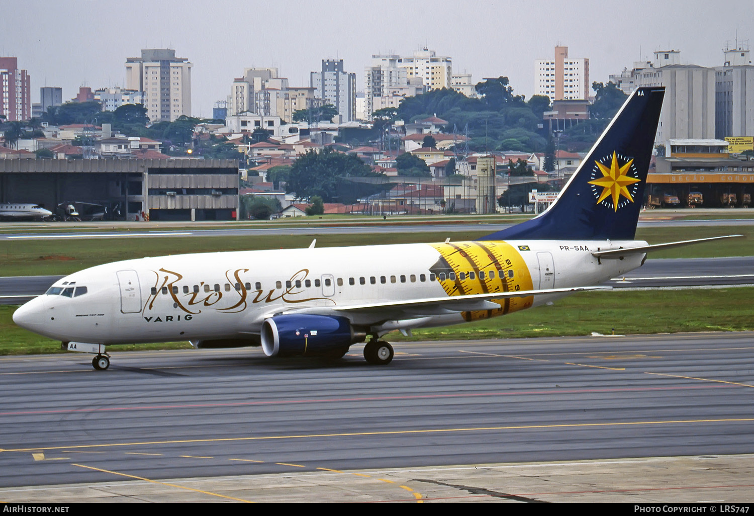 Aircraft Photo of PR-SAA | Boeing 737-76Q | Rio-Sul | AirHistory.net #280587