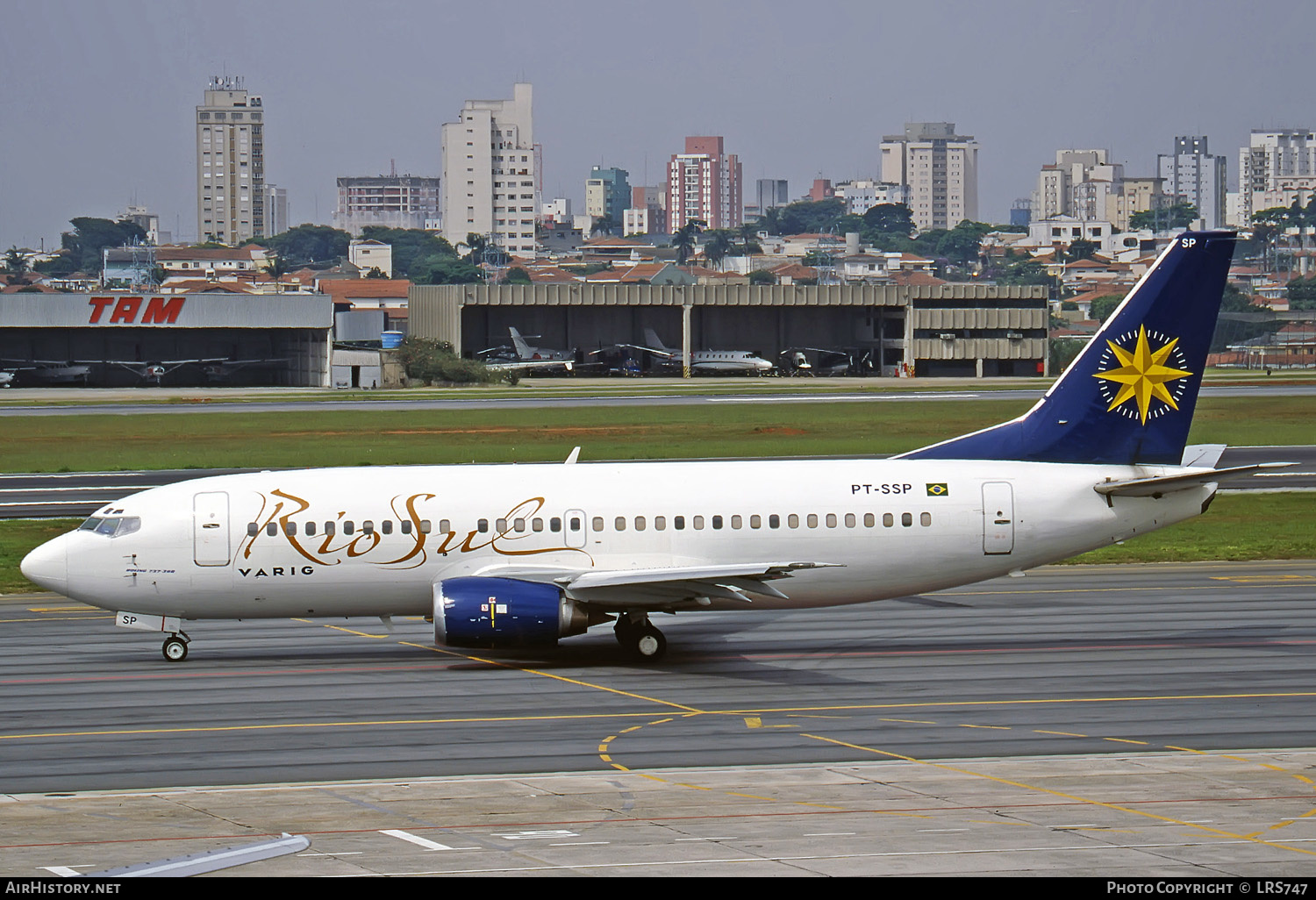 Aircraft Photo of PT-SSP | Boeing 737-33A | Rio-Sul | AirHistory.net #280595