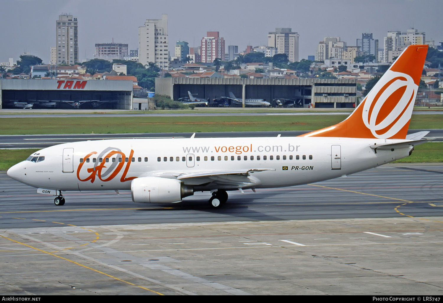 Aircraft Photo of PR-GON | Boeing 737-76N | GOL Linhas Aéreas | AirHistory.net #280610