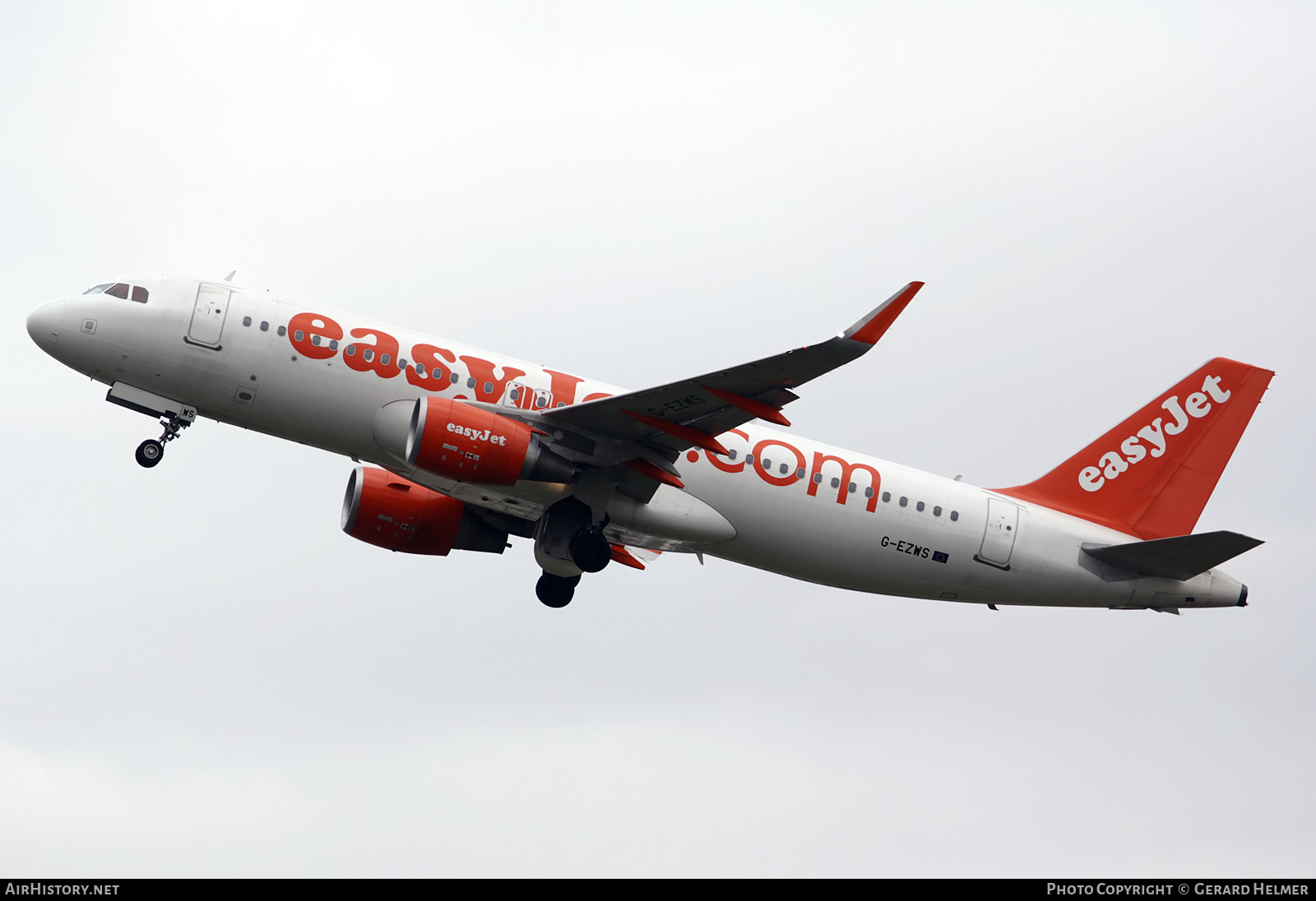 Aircraft Photo of G-EZWS | Airbus A320-214 | EasyJet | AirHistory.net #280616