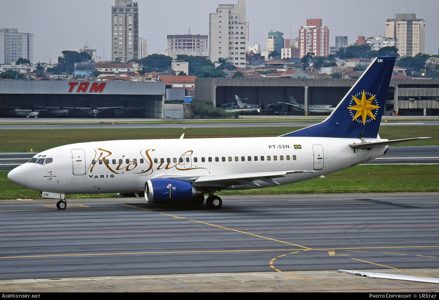 Aircraft Photo of PT-SSN | Boeing 737-53A | Rio-Sul | AirHistory.net #280624