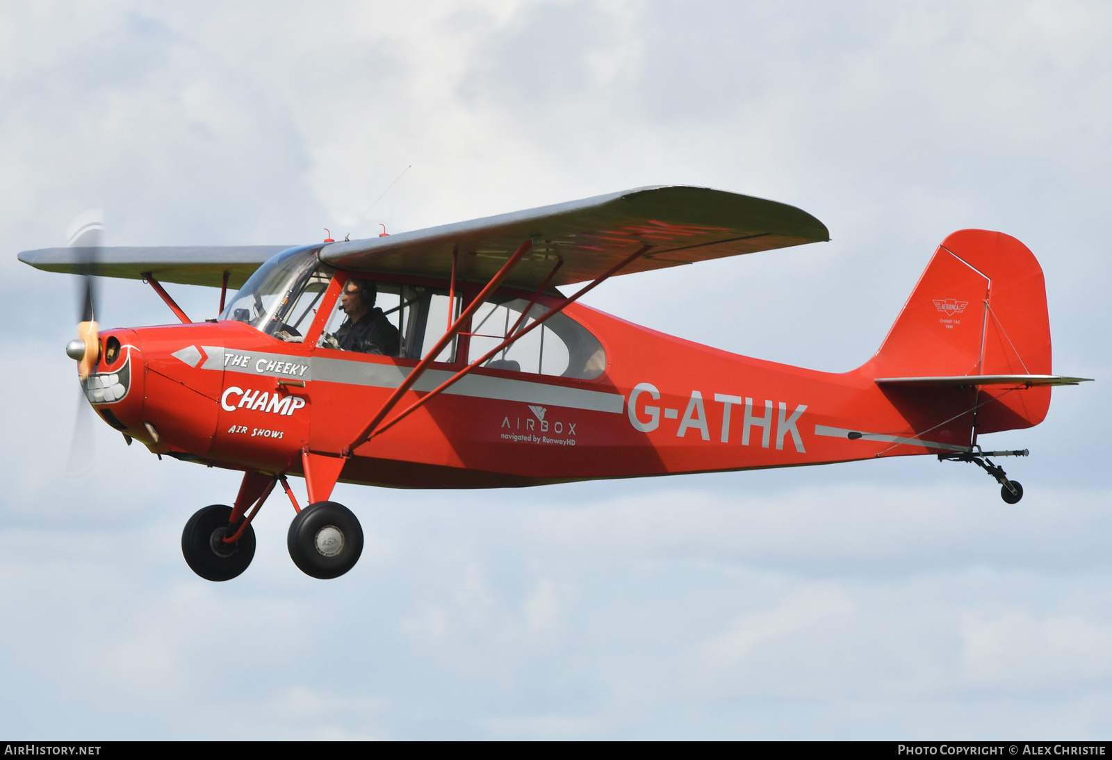 Aircraft Photo of G-ATHK | Aeronca 7AC Champion | The Cheeky Champ | AirHistory.net #280637