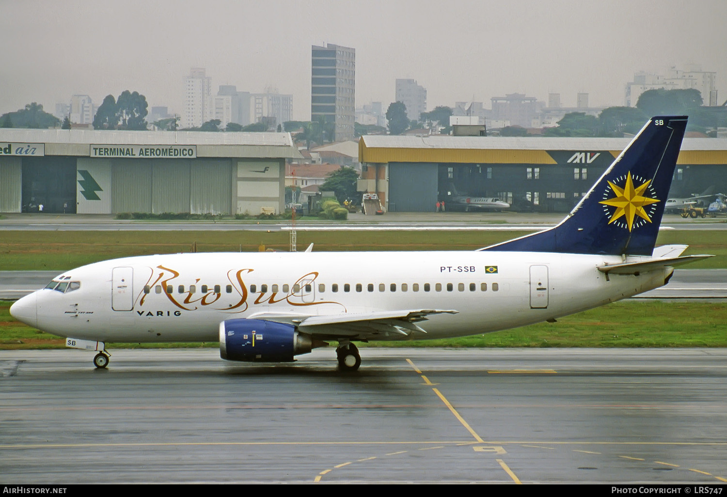 Aircraft Photo of PT-SSB | Boeing 737-5Q8 | Rio-Sul | AirHistory.net #280647