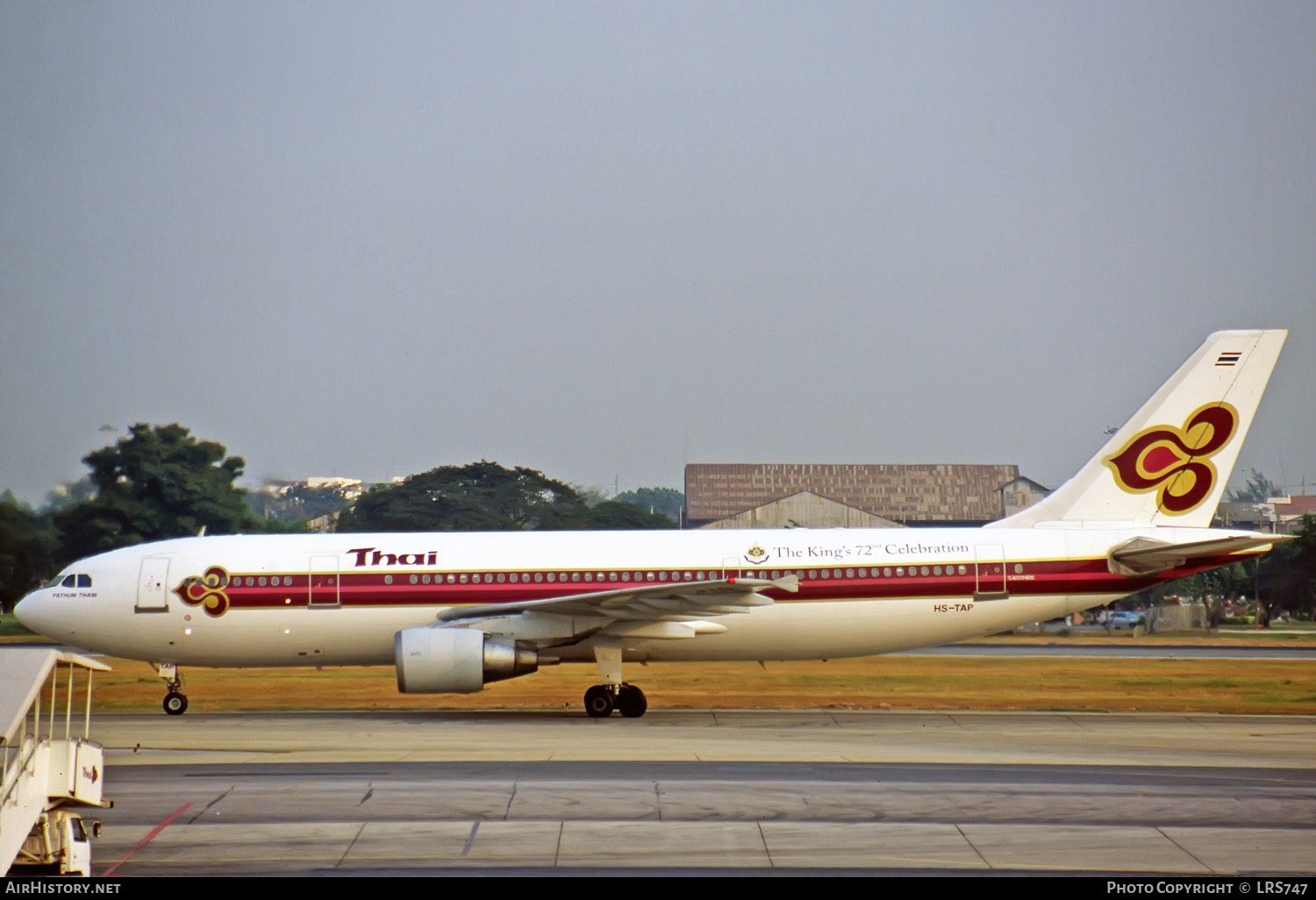 Aircraft Photo of HS-TAP | Airbus A300B4-622R | Thai Airways International | AirHistory.net #280667