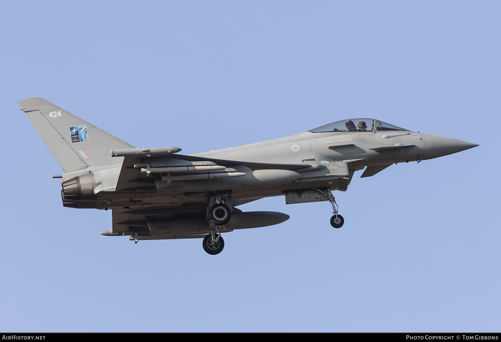 Aircraft Photo of ZK424 | Eurofighter EF-2000 Typhoon FGR4 | UK - Air Force | AirHistory.net #280689