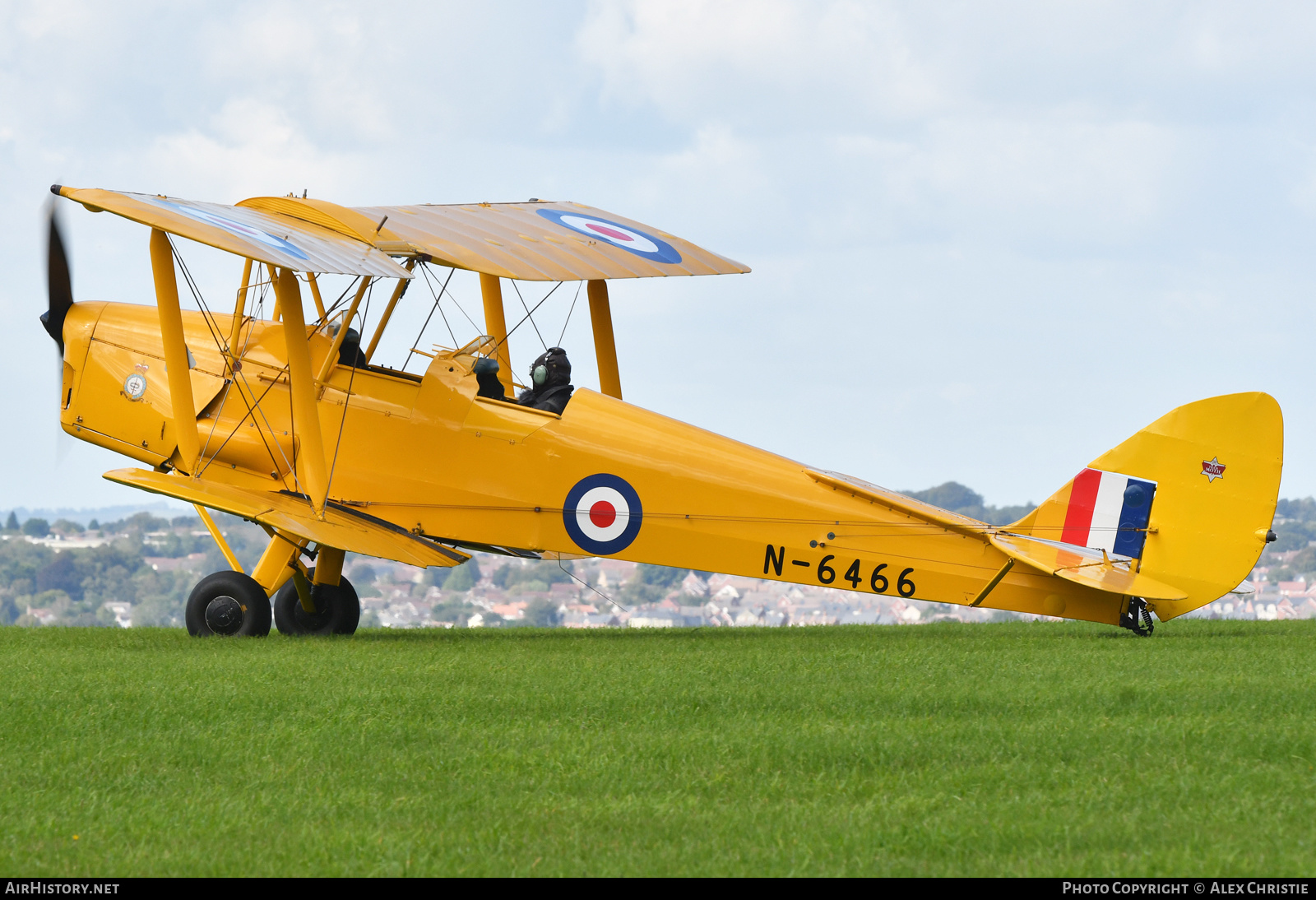 Aircraft Photo of G-ANKZ / N-6466 | De Havilland D.H. 82A Tiger Moth | UK - Air Force | AirHistory.net #280694