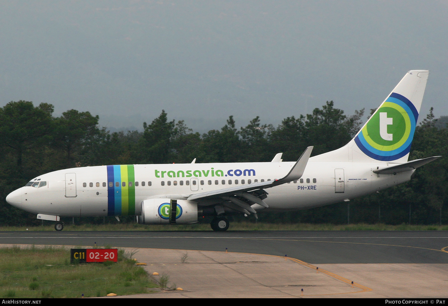 Aircraft Photo of PH-XRE | Boeing 737-7K2 | Transavia | AirHistory.net #280697